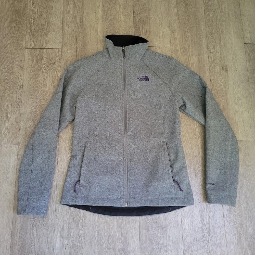 North Face Gray Shell Jacket - image 1